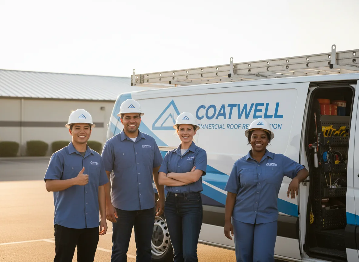 Commercial roof coating company in Newfane, NY